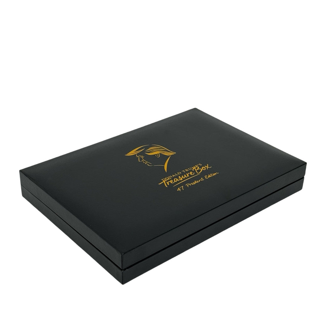 Trump 47th President Treasure Box Coin Set