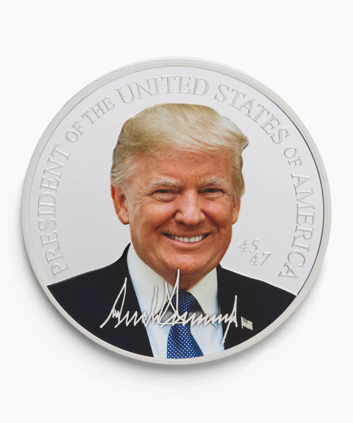 Trump Big Beautiful Silver-Tone Coin