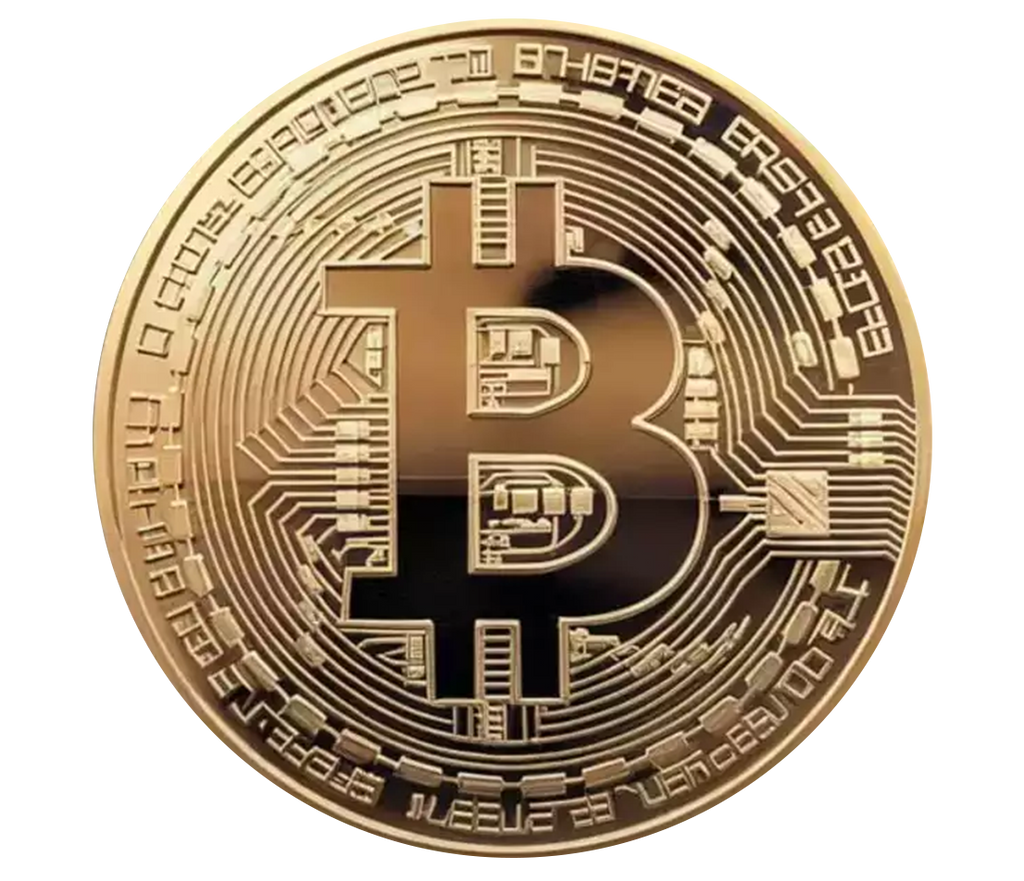 Trump First Edition Gold-Tone Bitcoin Coin