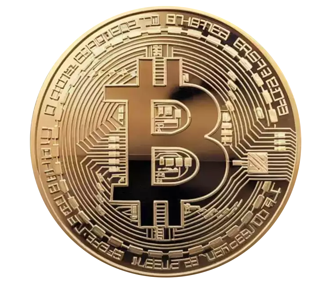 Trump First Edition Gold-Tone Bitcoin Coin
