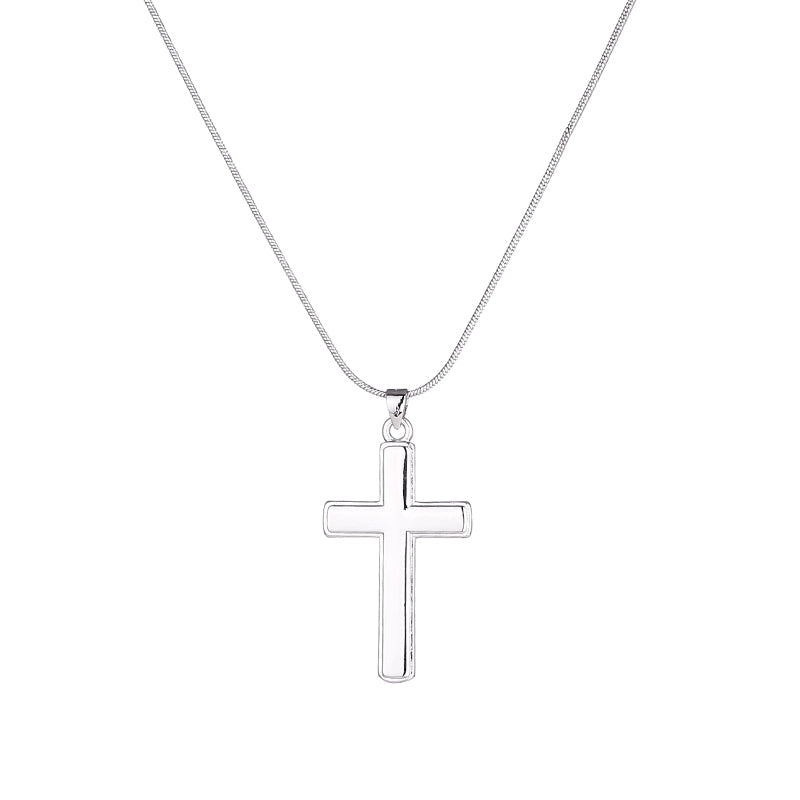 Sterling Silver 47 President "In God We Trust" Cross Necklace