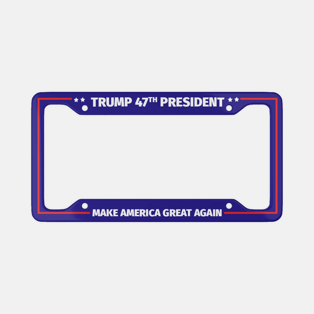 Trump 47th President License Plate Frame