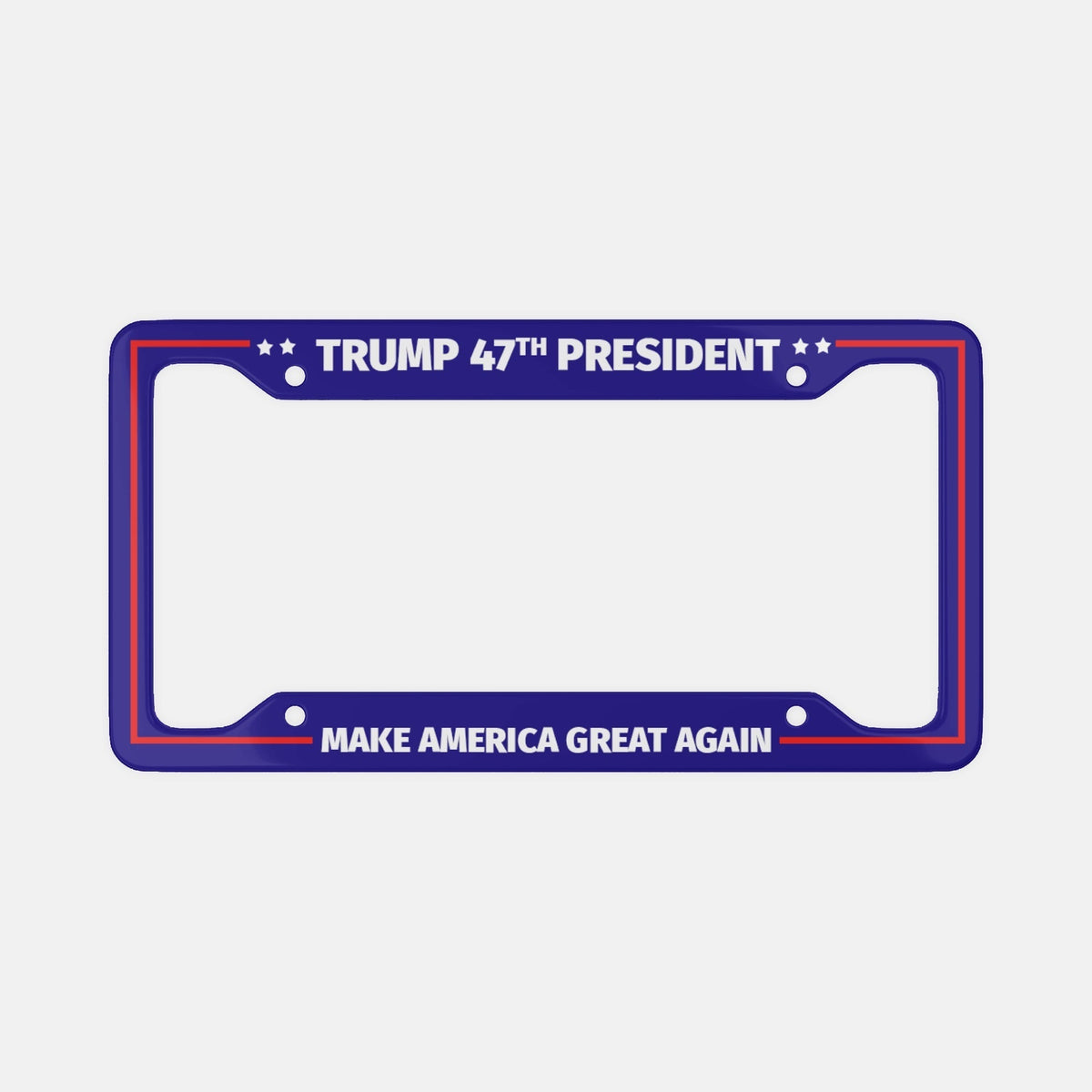 Trump 47th President License Plate Frame