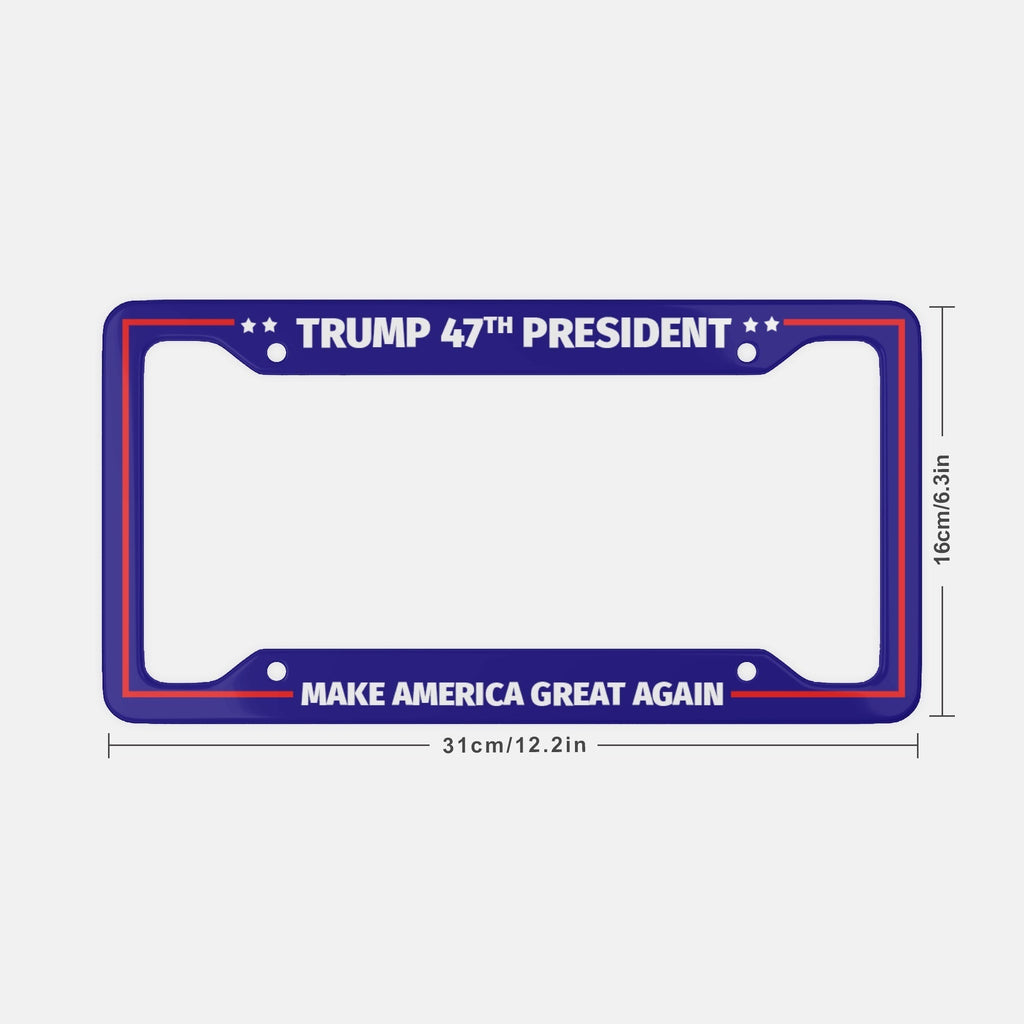 Trump 47th President License Plate Frame