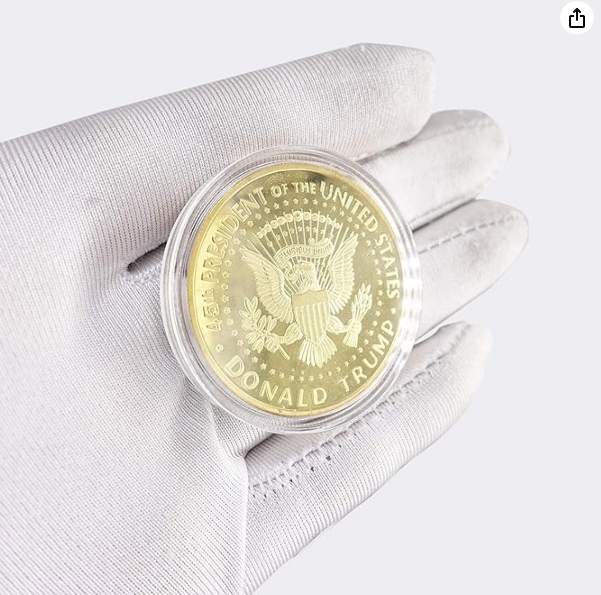 Trump Liberty Gold-Tone Medallion