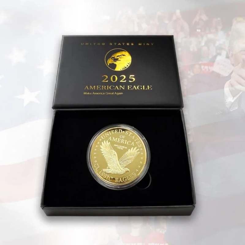 2025 Gold-Tone Eagle Commemorative Coin