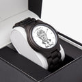 Victory Black Trump President 47 Wooden Watch