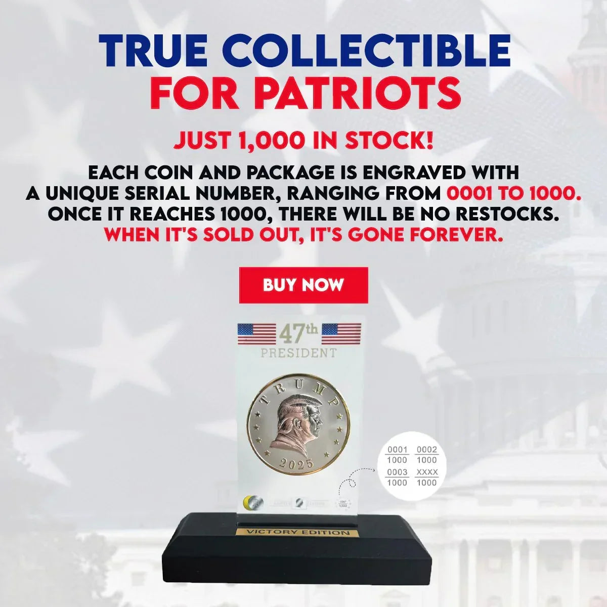 Victory Coin: 47th President Edition