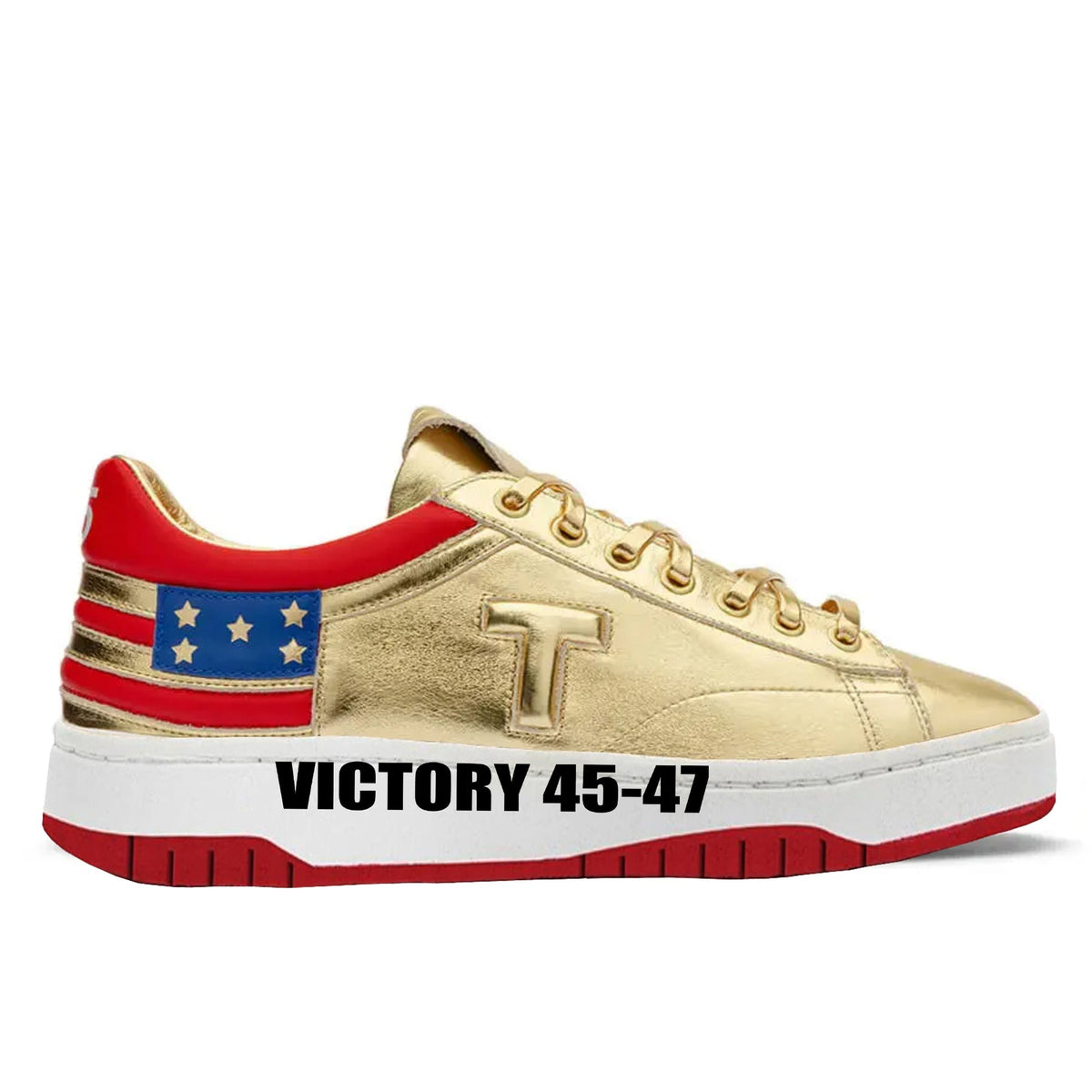 Victory 45-47 Gold Low-Top Sneakers