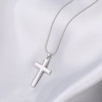 Sterling Silver 47 President "In God We Trust" Cross Necklace