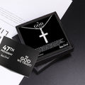Sterling Silver 47 President "In God We Trust" Cross Necklace
