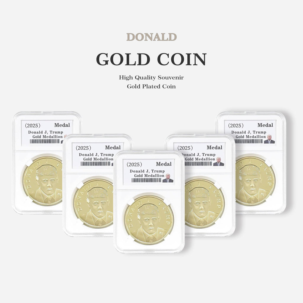 Trump Victory 2025 Gold-Tone Medallion (47th President Edition)