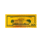 Trump Gold-Tone Bitcoin Novelty Bills