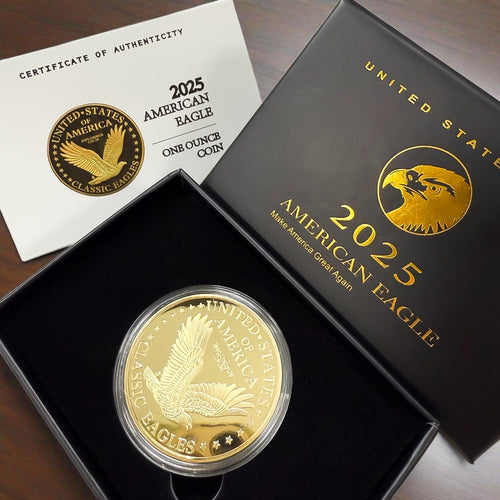 2025 Gold-Tone Eagle Commemorative Coin